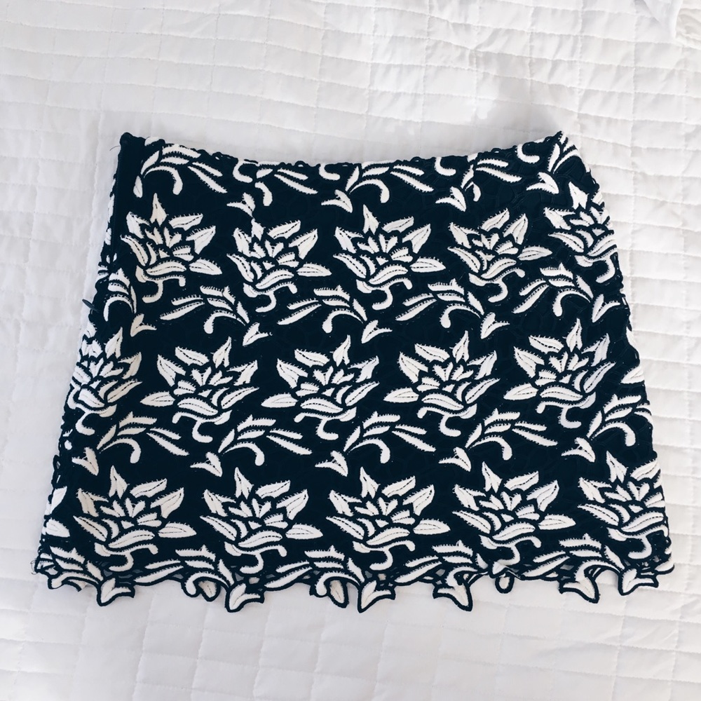 Juicy Couture Black Label Embroidered Skirt